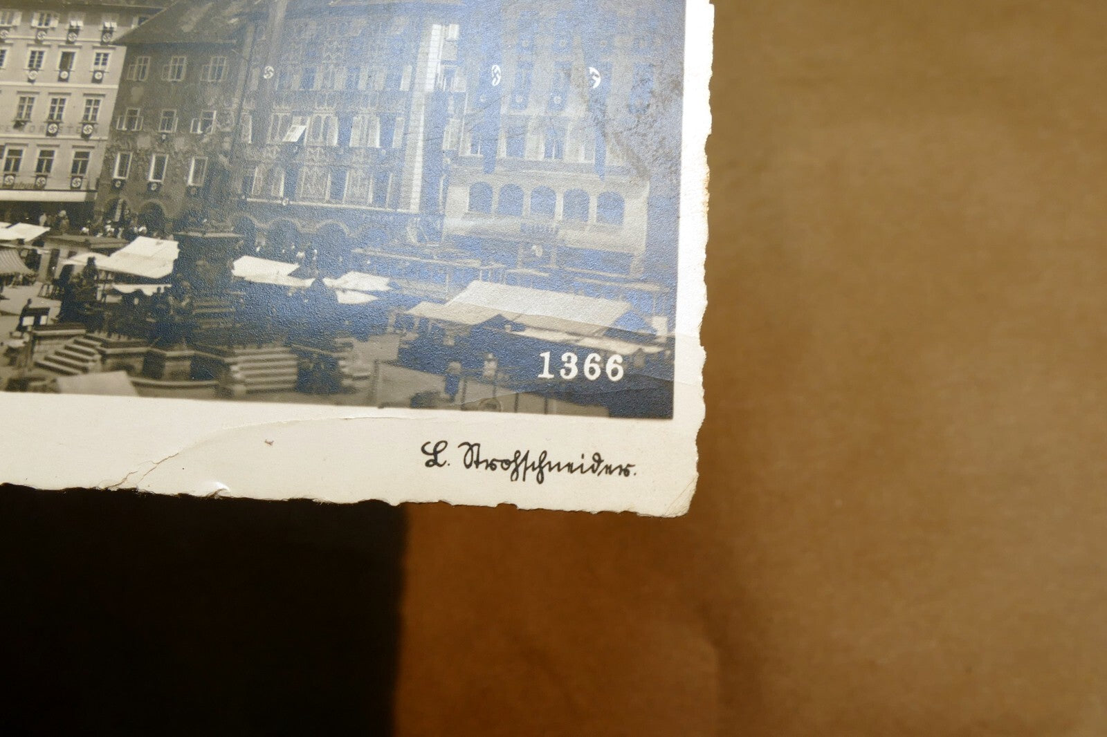 Graz. Schloßberg 1941 Austria  cityscape  Alps postcard  - unposted