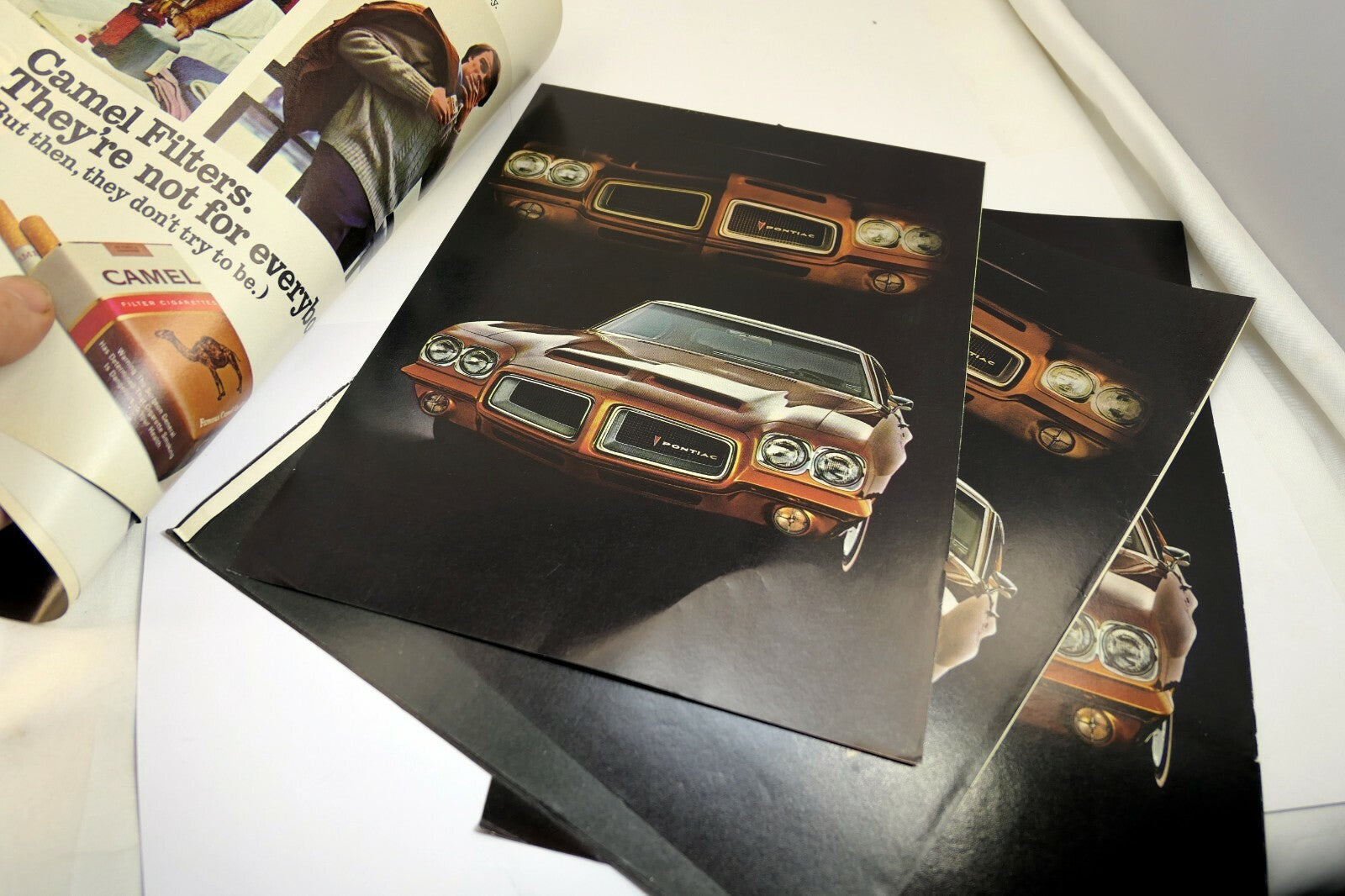Pontiac 1974 Grand Am Car Magazine clippings advertisement ad