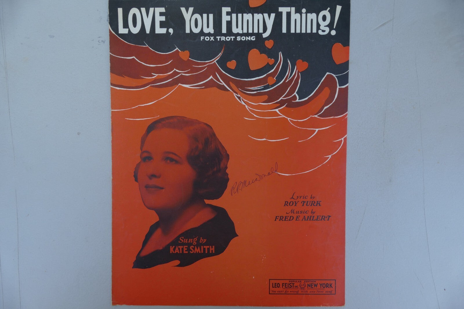 Love, You Funny Thing 1932 by Fred E. Ahlert and Roy Turk, Leo Feist Inc.