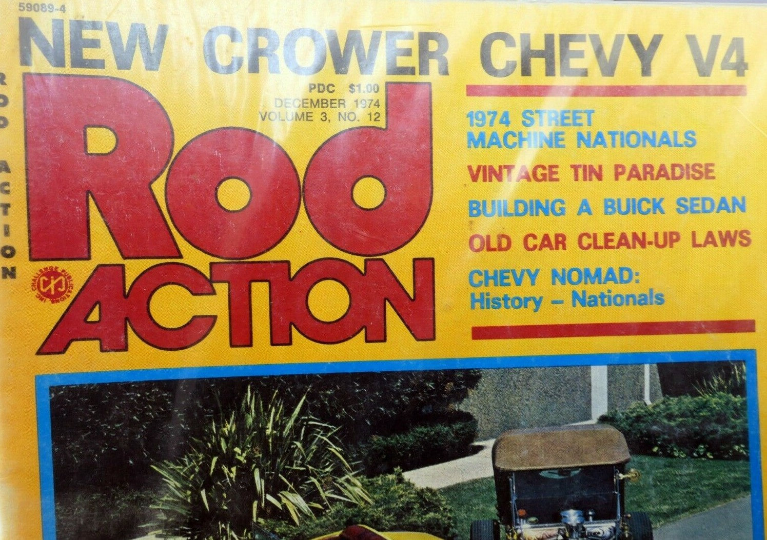 ROD Action Magazine December 1974 Street nationals Chevy Nomad Buick Sedan