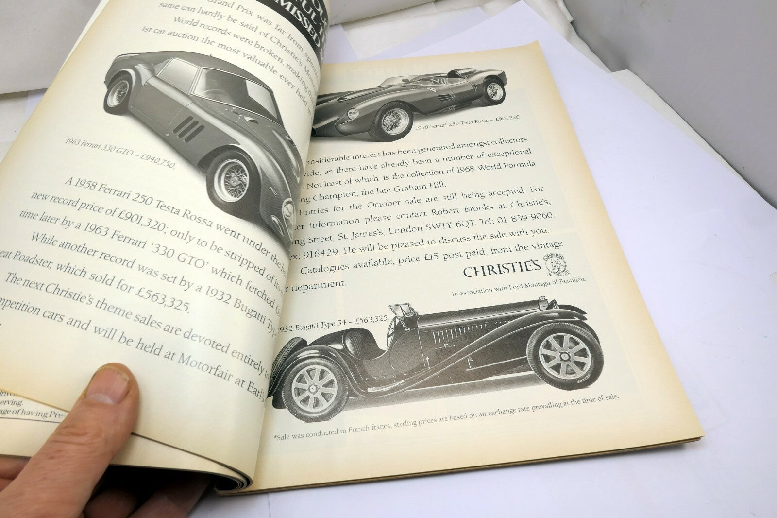 Thoroughbred Classic Car Magazine September 1987 Ferrari GTO
