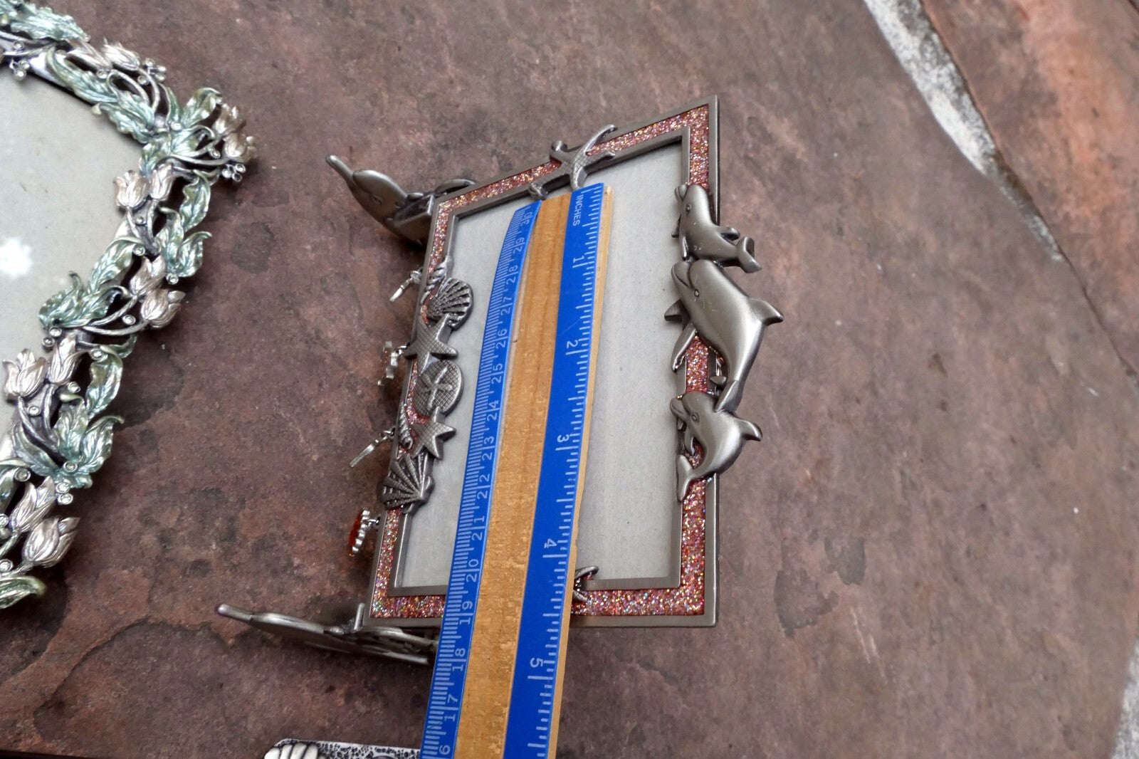 Pack of 6 Metal Brass Ornate Picture Portrait Frame 3X4" Art Photo Mixed lot