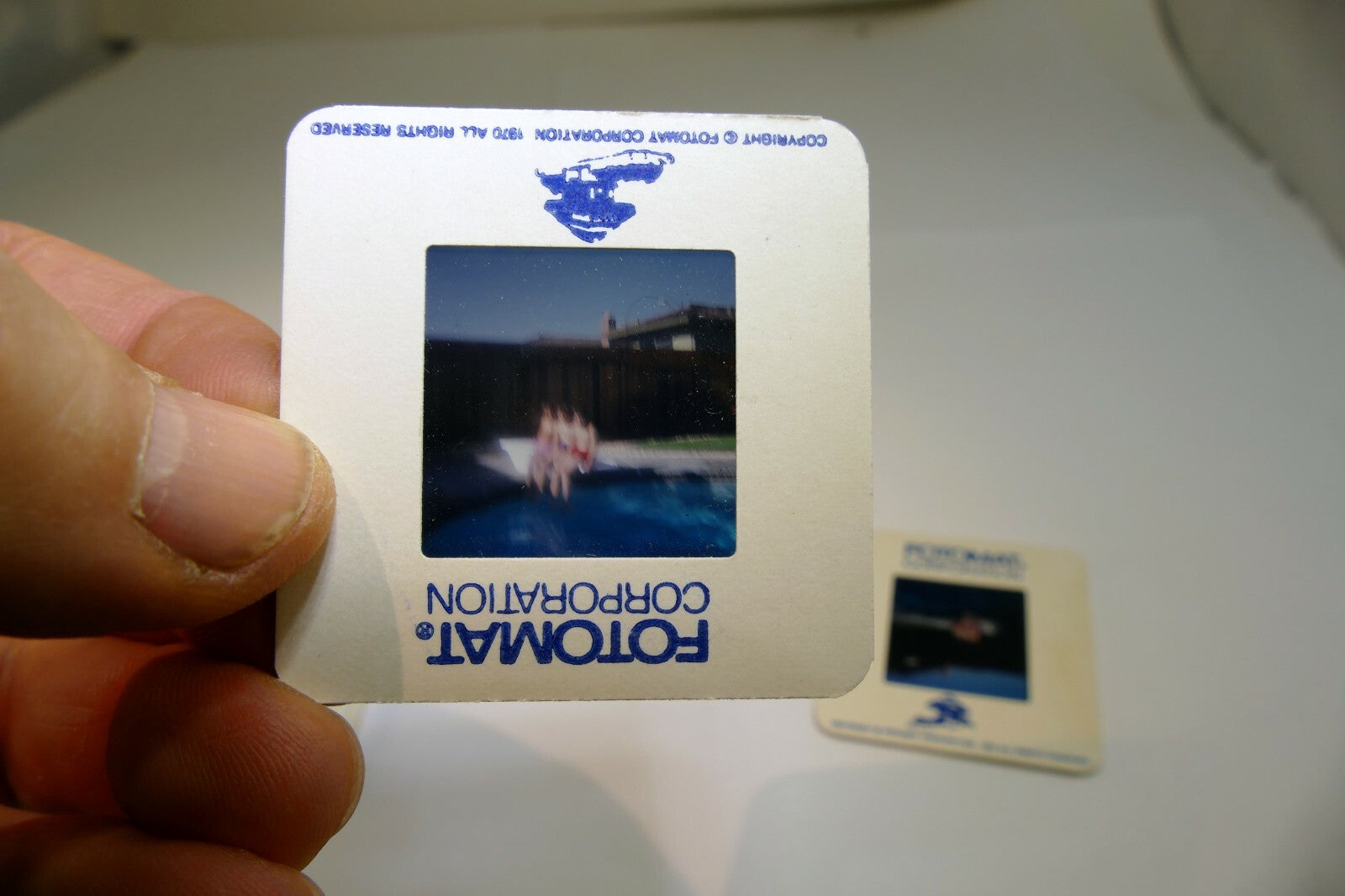 5 Color Slides 1970's  family pictures pumpkins landscapes pool