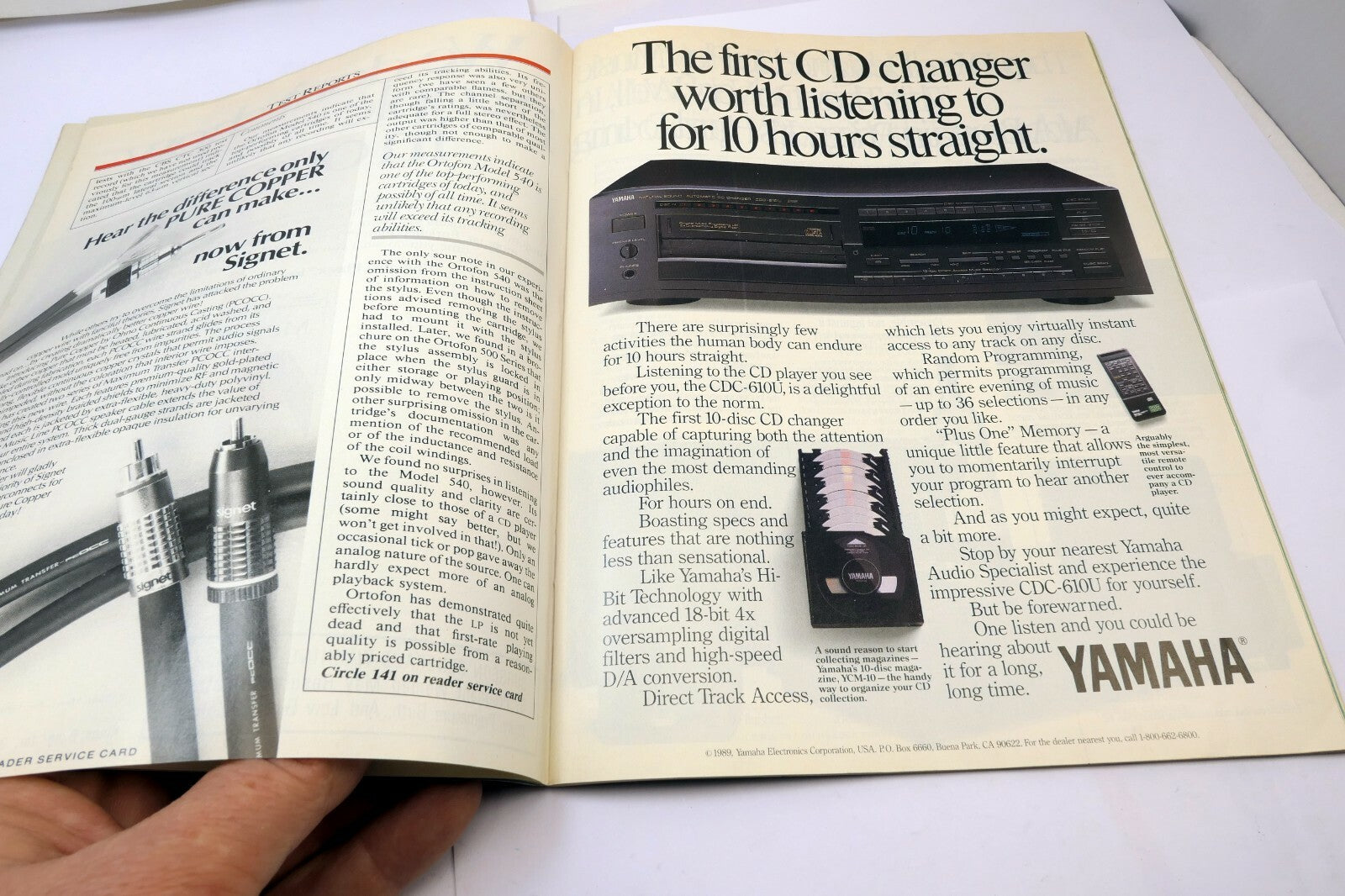 Stereo Review Magazine April 1989 Home Theater Surround sound Hi-Fi