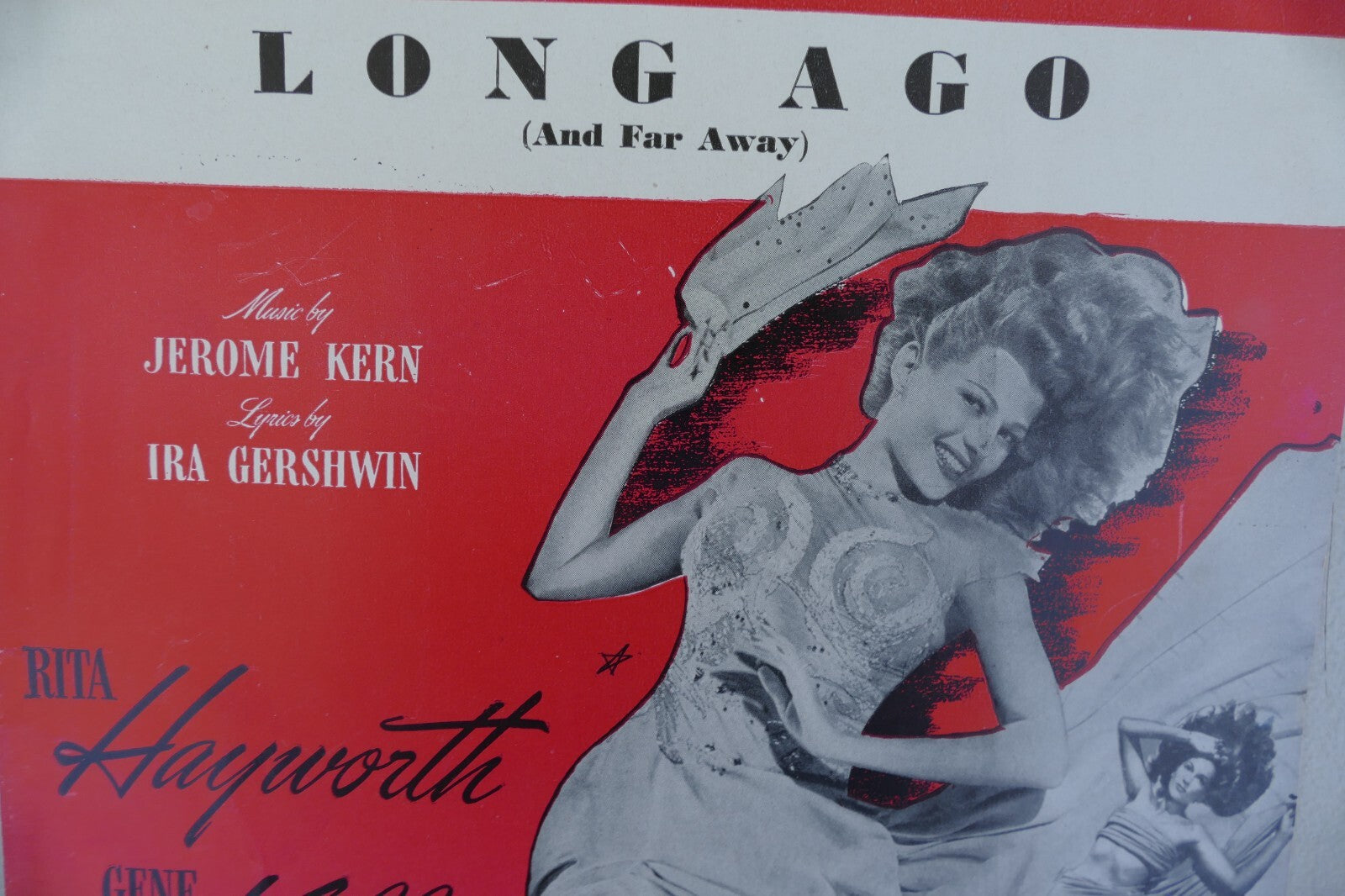 Long ago from the "cover girl'' sheet music 1944 movie by jerome kern crawford music corp.