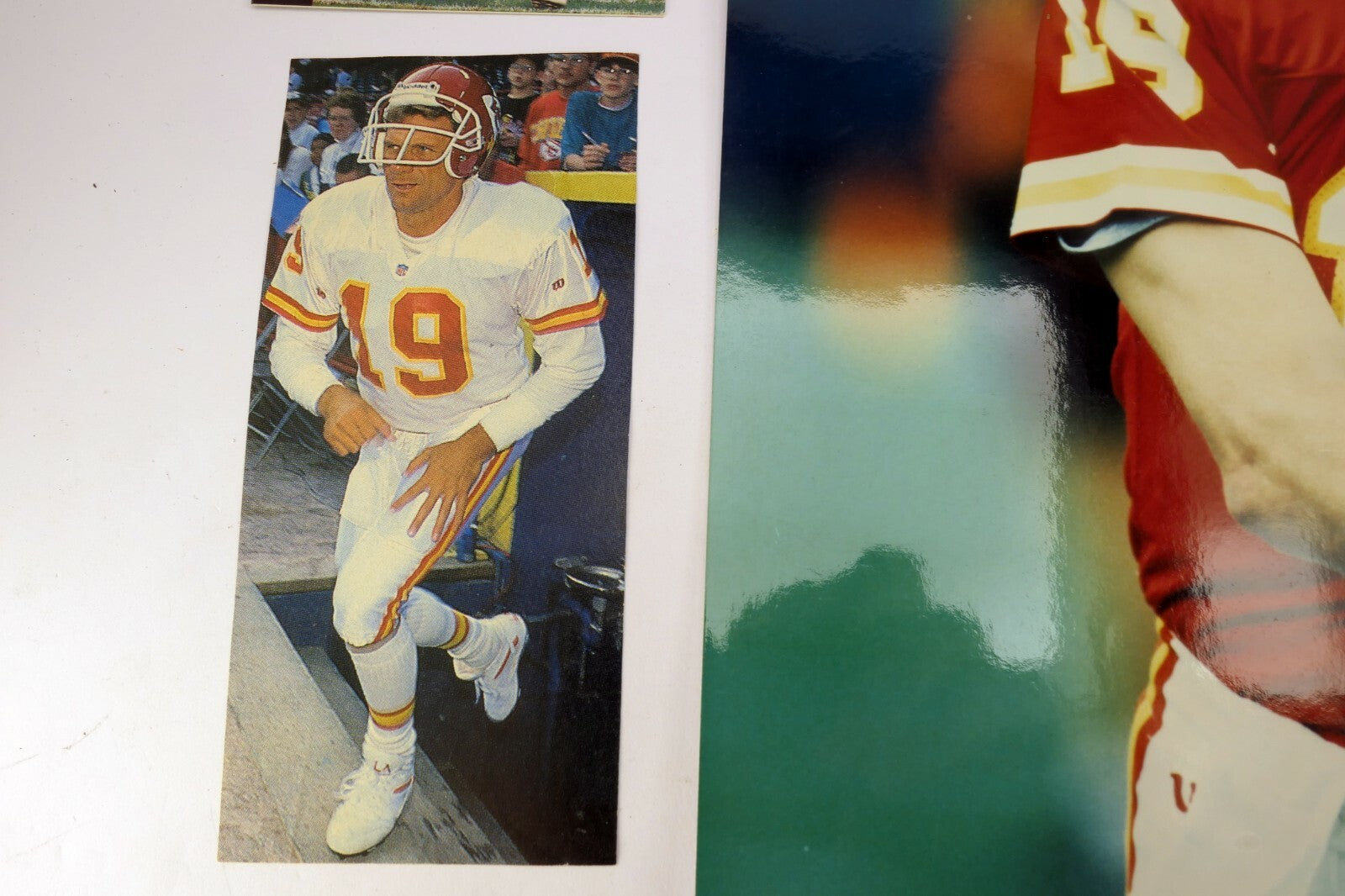 1994 JOE MONTANA - Upper Deck Football Card # 133- w/ Picture 8X11"