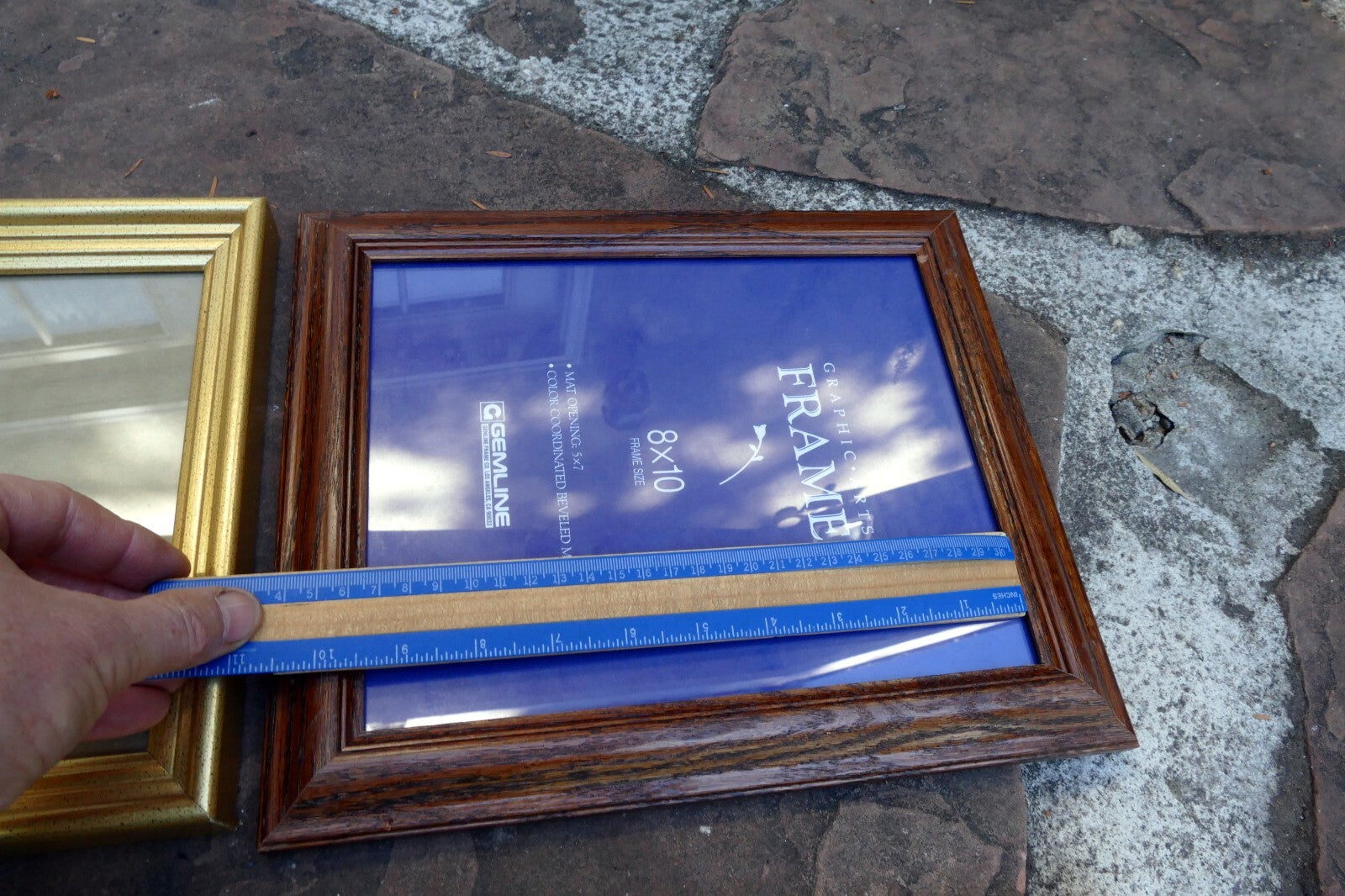 Pack of 4 Glass Wood Picture Portrait Frame  5X7" 8X10" Art Photo