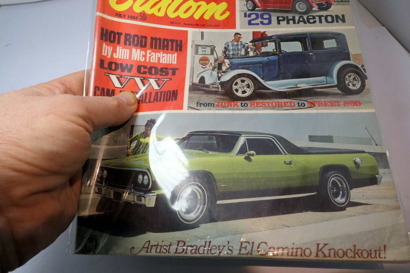 Rod & Custom Magazine July 1968 " 1929 Phaeton " Street Rods math