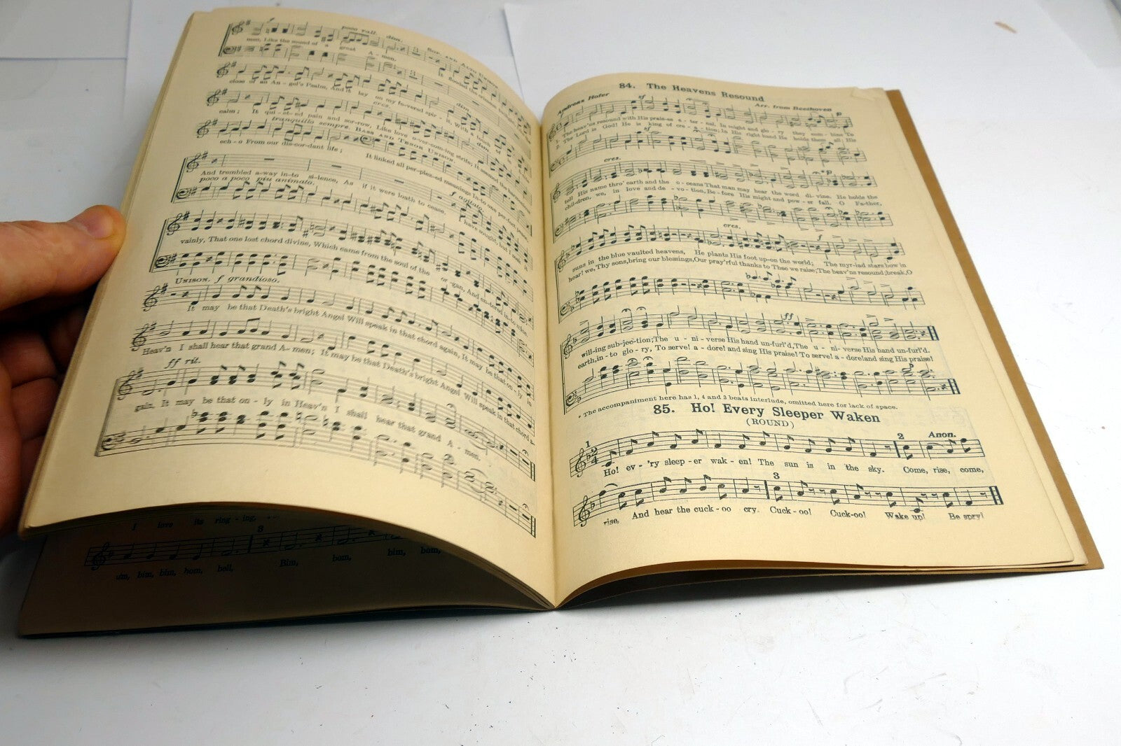 Antique "I Hear America Singing" Twice 55 Community Songs 1919 Music sheet book