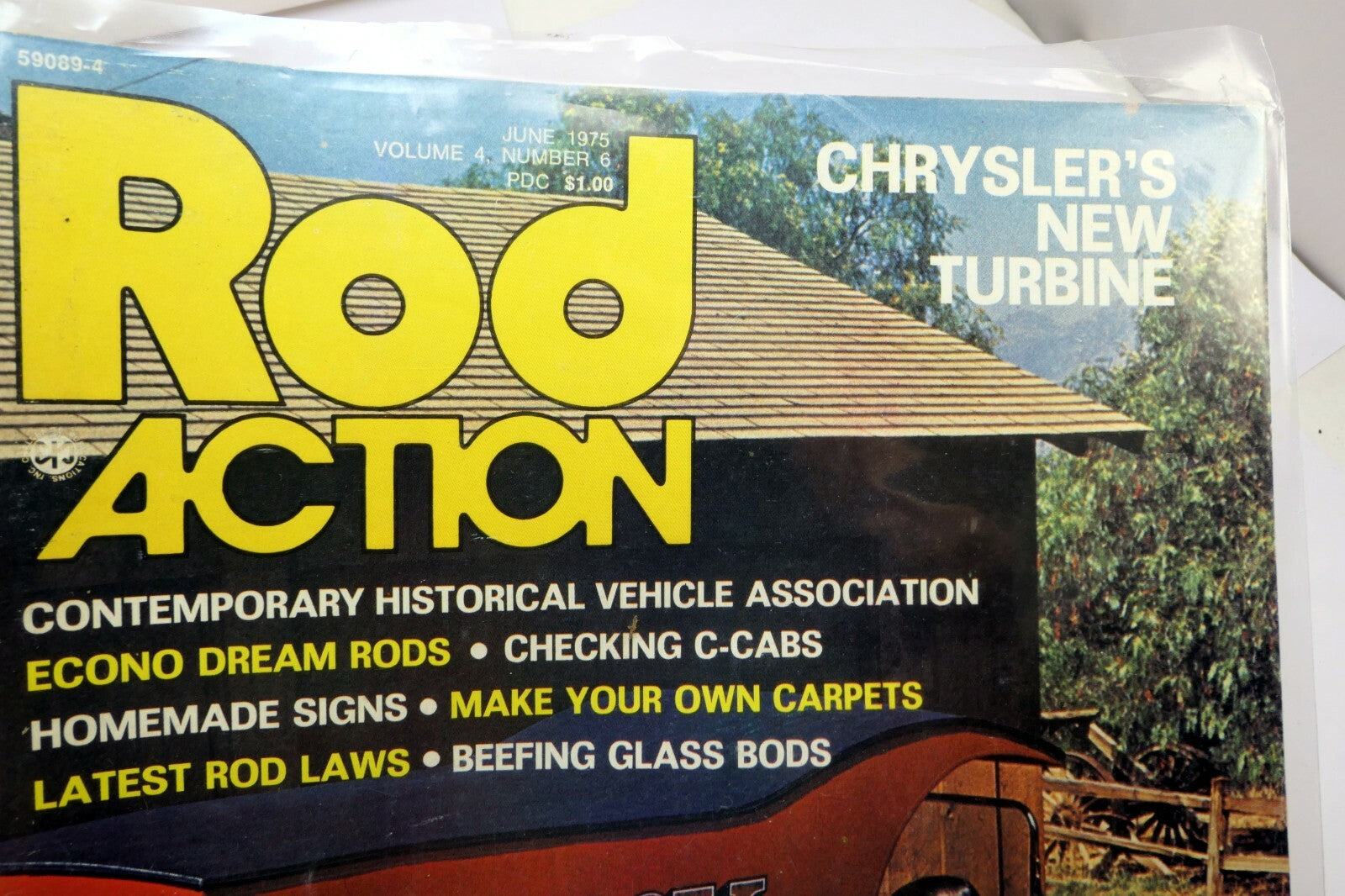 ROD Action Magazine June 1975 Chrysler's New Turbine Checking C-Cabs How to's