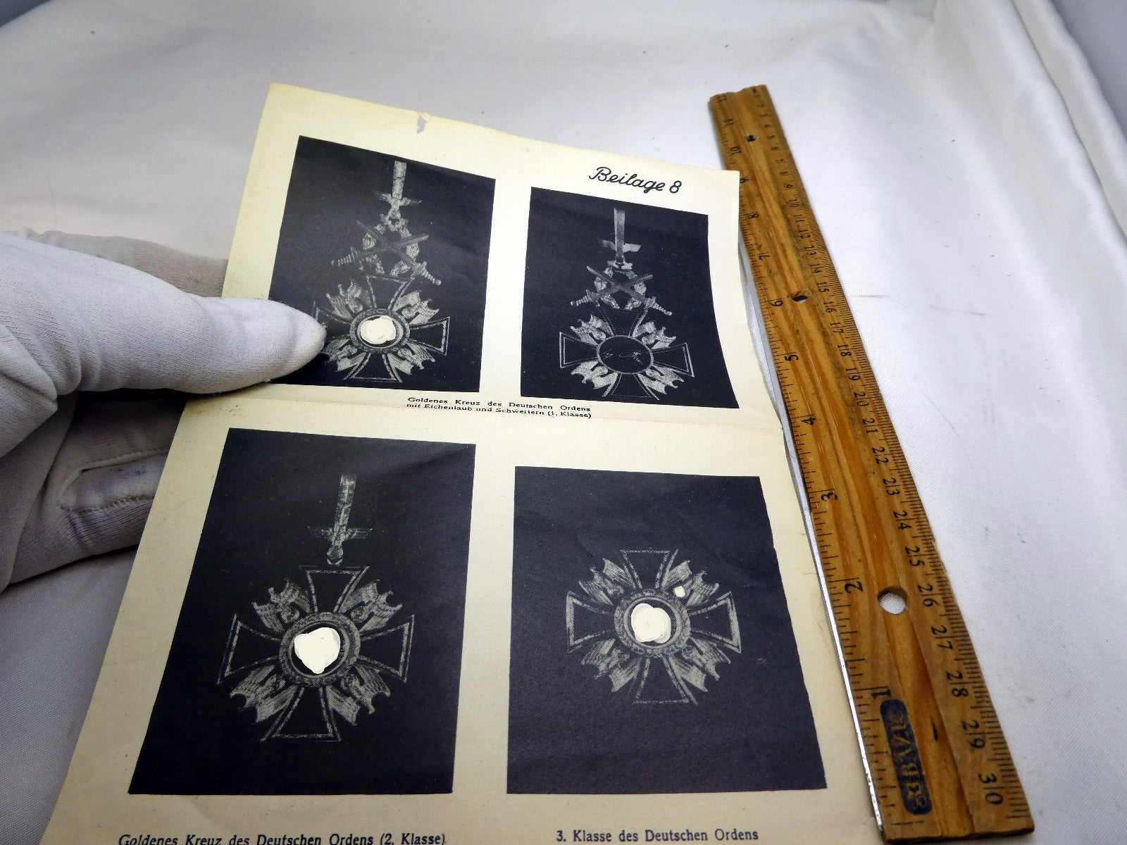 6X8" picture of German Golden Cross military insignia  7120029