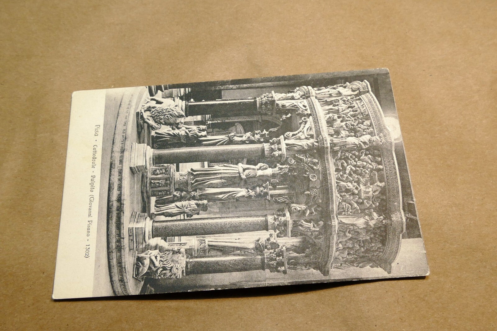 Pulpito Cattedrale Pisa Italy 1910c postcard - unposted