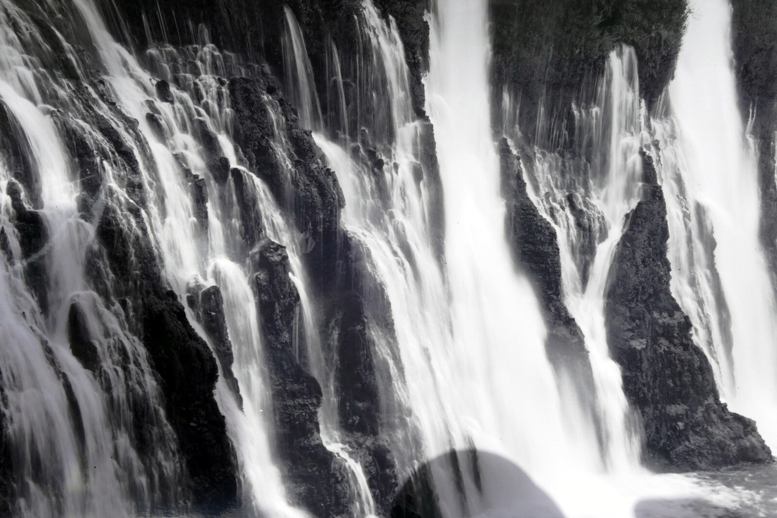 Mt. shasta california 11x14" black & white picture photo burney falls usa