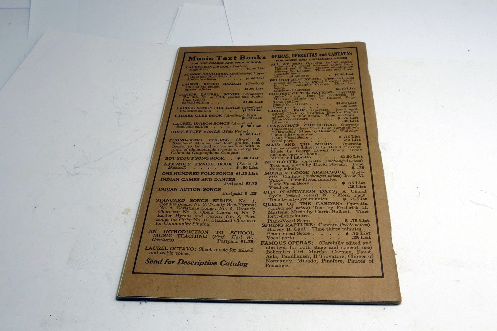 Antique "I Hear America Singing" Twice 55 Community Songs 1919 Music sheet book