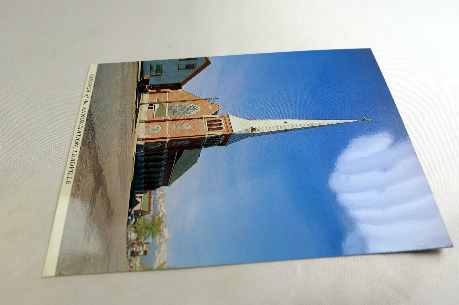 Church of Annunciation Leadville Colorado Americana Post Card 1960's vintage USA