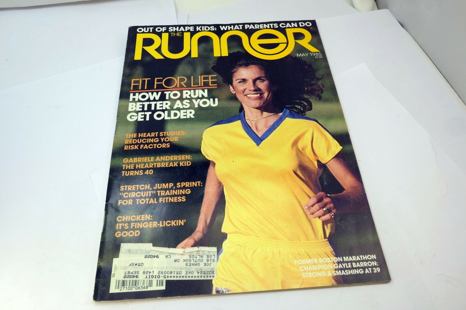 Runner Magazine May 1985 Fit for Life how to run as you get Older