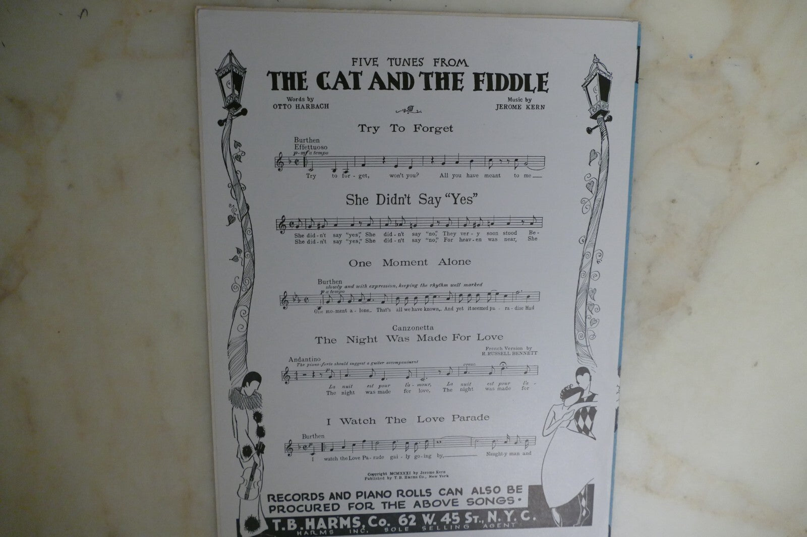 In Egern On The Tegern See 1932 by Jerome Kern from "Music In The Air" musical