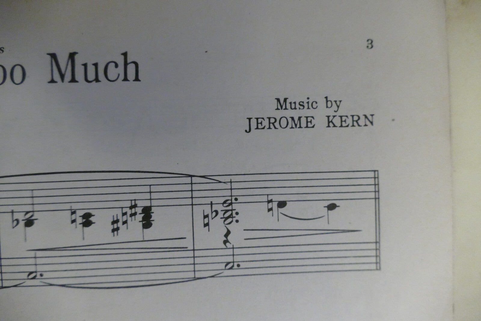 I Dream Too Much 1935 by Jerome Kern and Dorothy Fields from I Dream Too Much