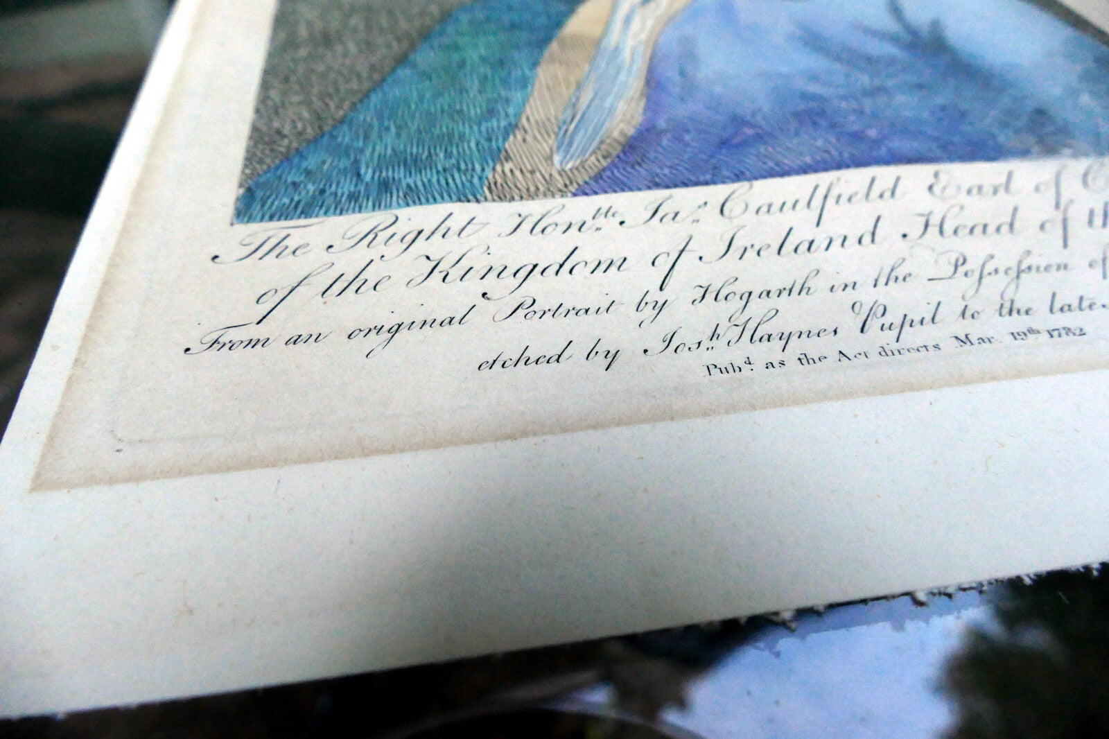 Antique Print - JAMES CAULFIELD-EARL OF CHARLEMONT-HAYNES-HOGARTH - 1782