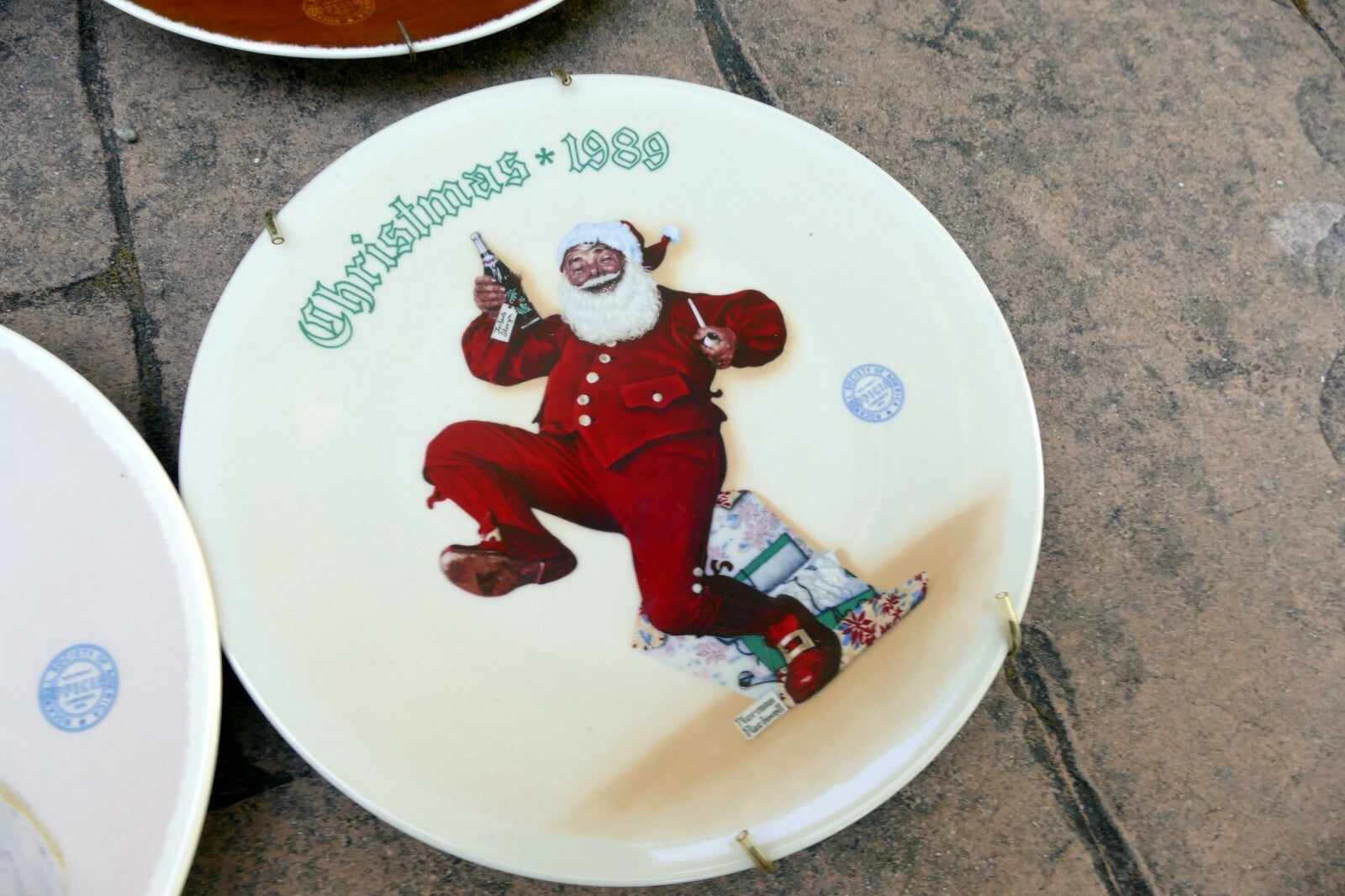 NORMAN ROCKWELL "Christmas Series" Plate Knowles lot of 8 pack