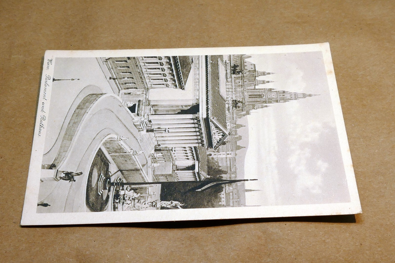 Vienna Town Hall Rathaus 1930's postcard Austria - unposted