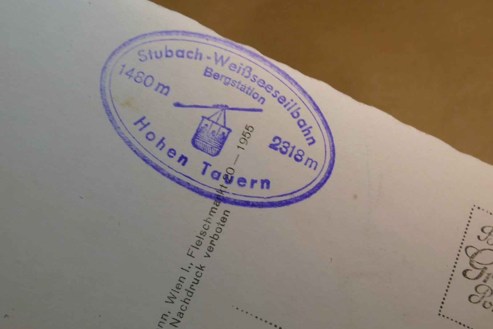 Pass Lueg Hagengebirge Pass enge postcard Black & white Austria 1930's unposted