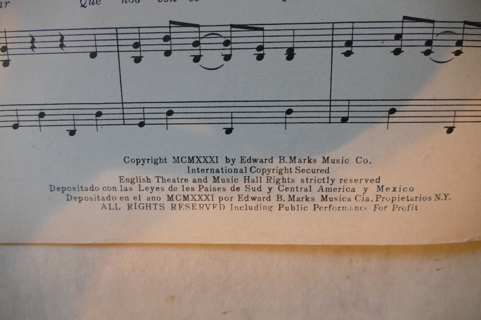 Mama Inez, 1931, by L. Wolfe Gilbert and Eliseo Grenet, Edward B. Marks Music Co