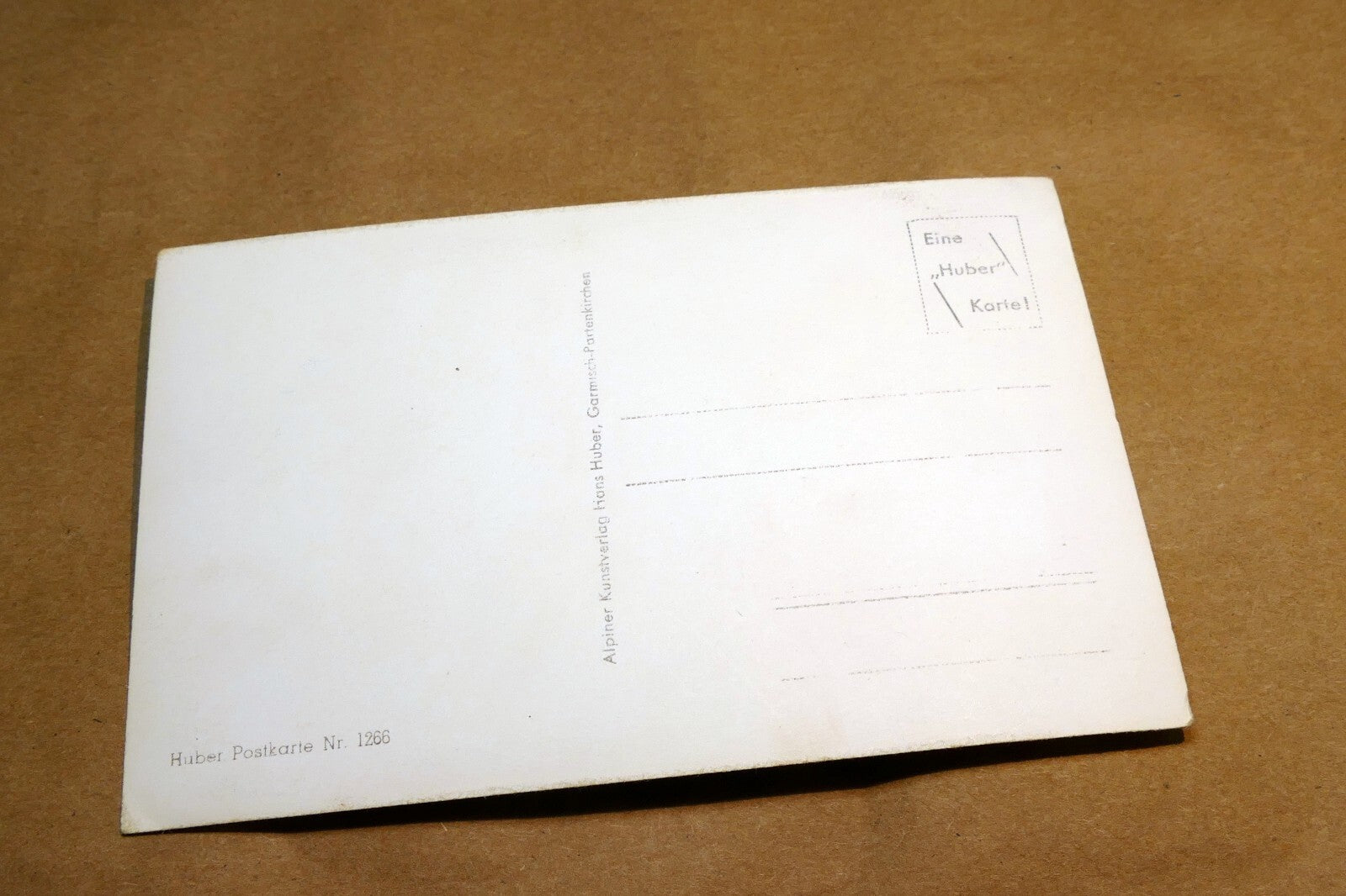 Lake Konigssee with the Falkenstein  postcard 1930's - unposted