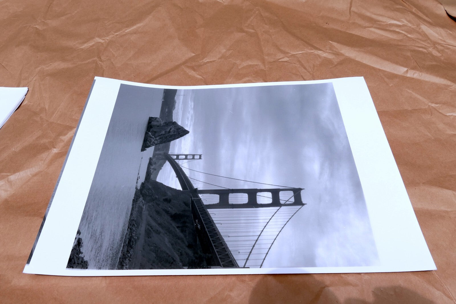 Golden Gate Bridge  11X14" Black & white Picture Photo San Francisco USA