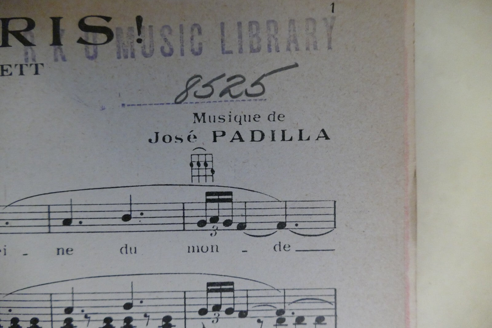 Ca... C'Est Paris 1927, Jose Padilla, Lucien Boyer and Jacques-Charles