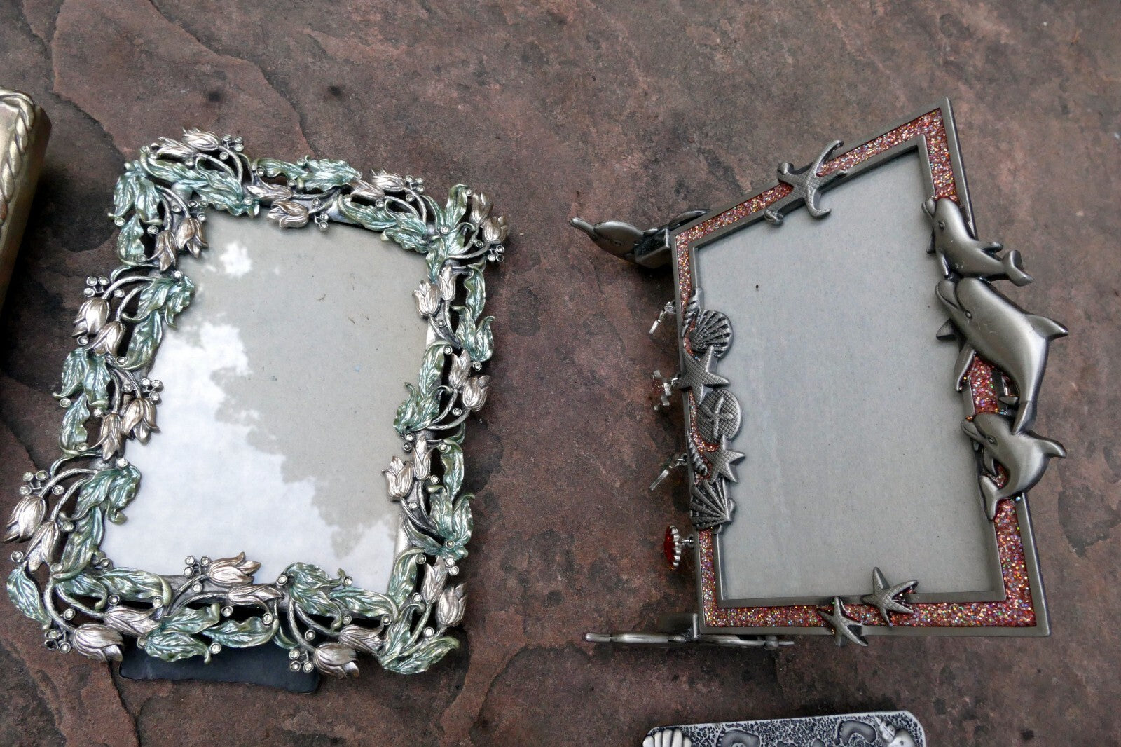 Pack of 6 Metal Brass Ornate Picture Portrait Frame 3X4" Art Photo Mixed lot