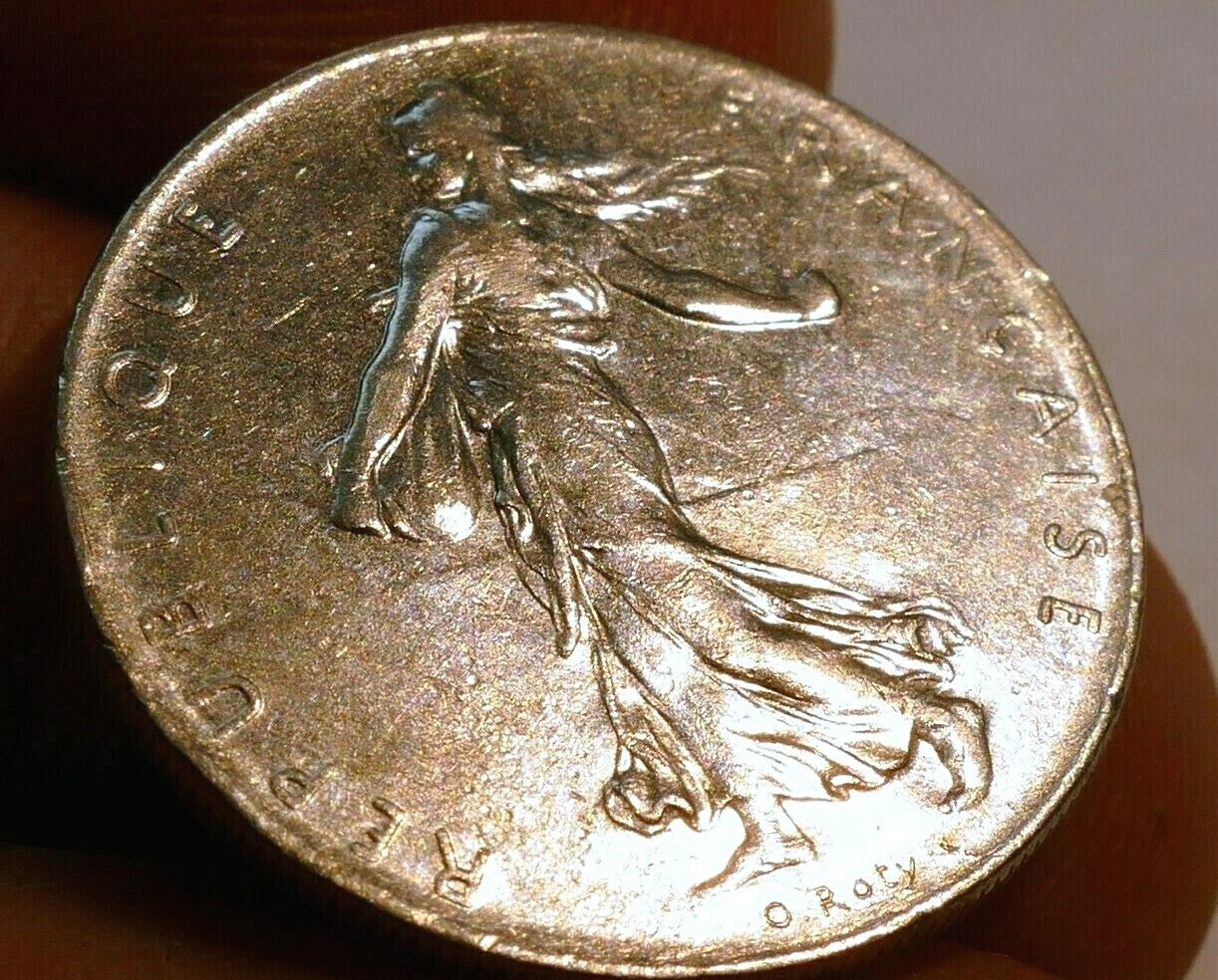 République français 1 franc 1975 coin france