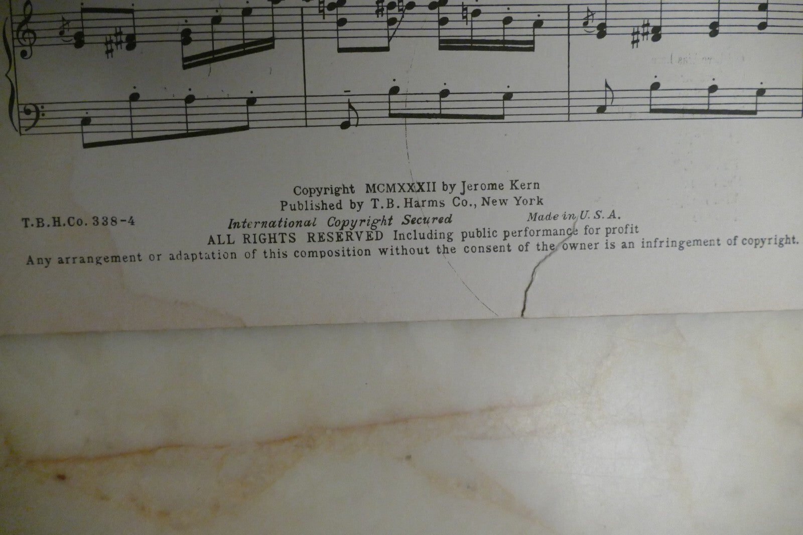 I've Told Ev'ry Little Star 1932 by Jerome Kern from "Music In The Air" musical