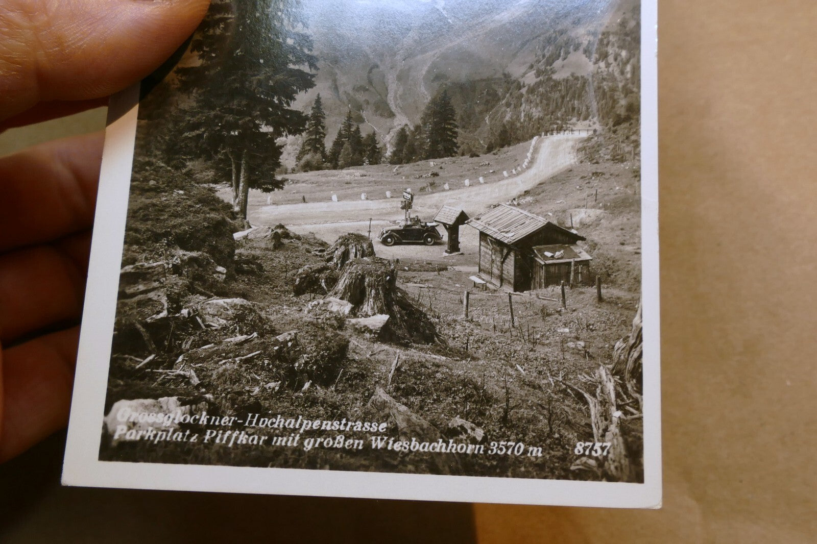 Grossglockner Großes Wiesbachhorn Alpine Road postcard Austria - unposted