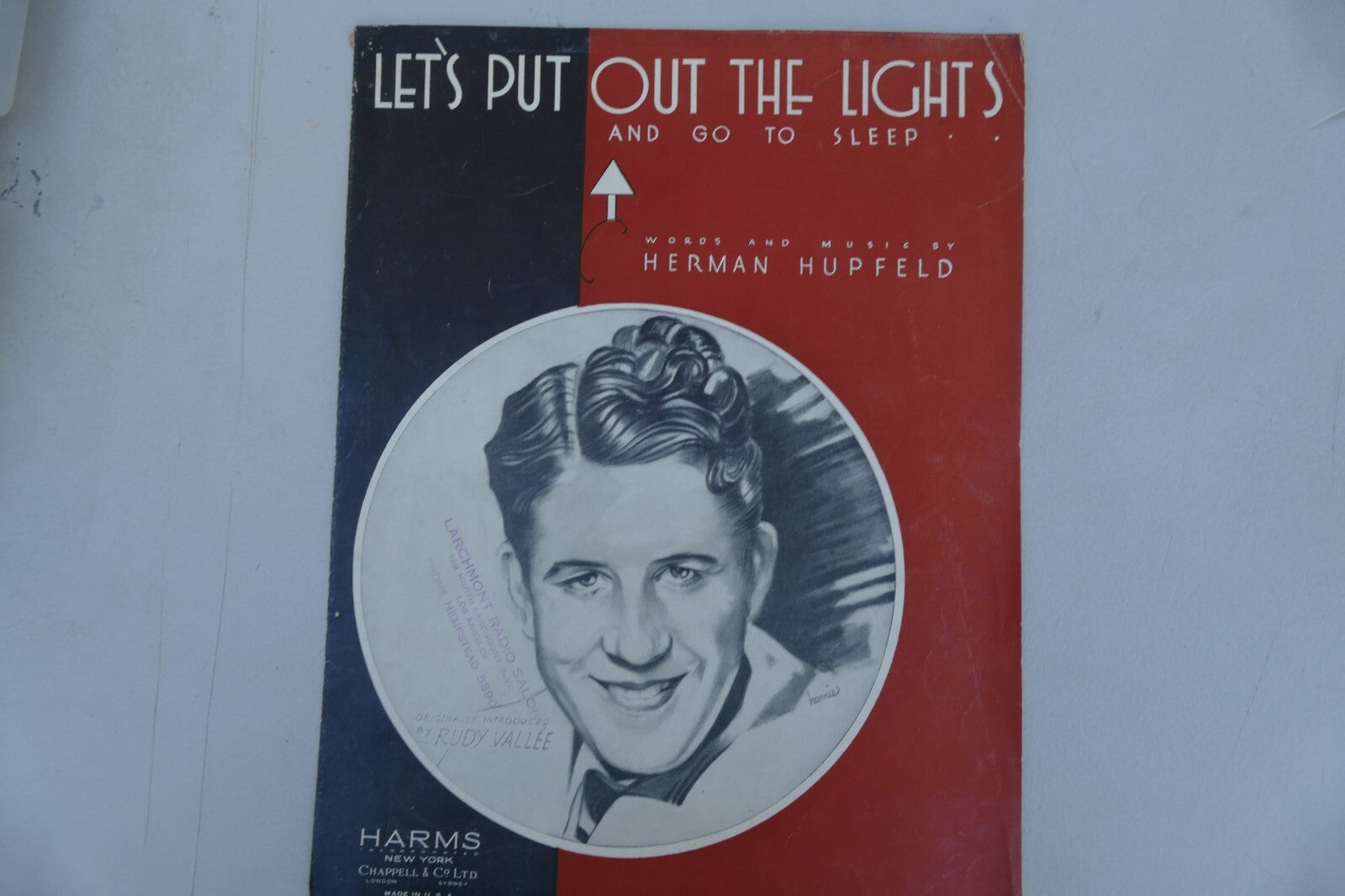 Let's Put Out The Lights 1932 by Herman Hupfield Harms Incorporated
