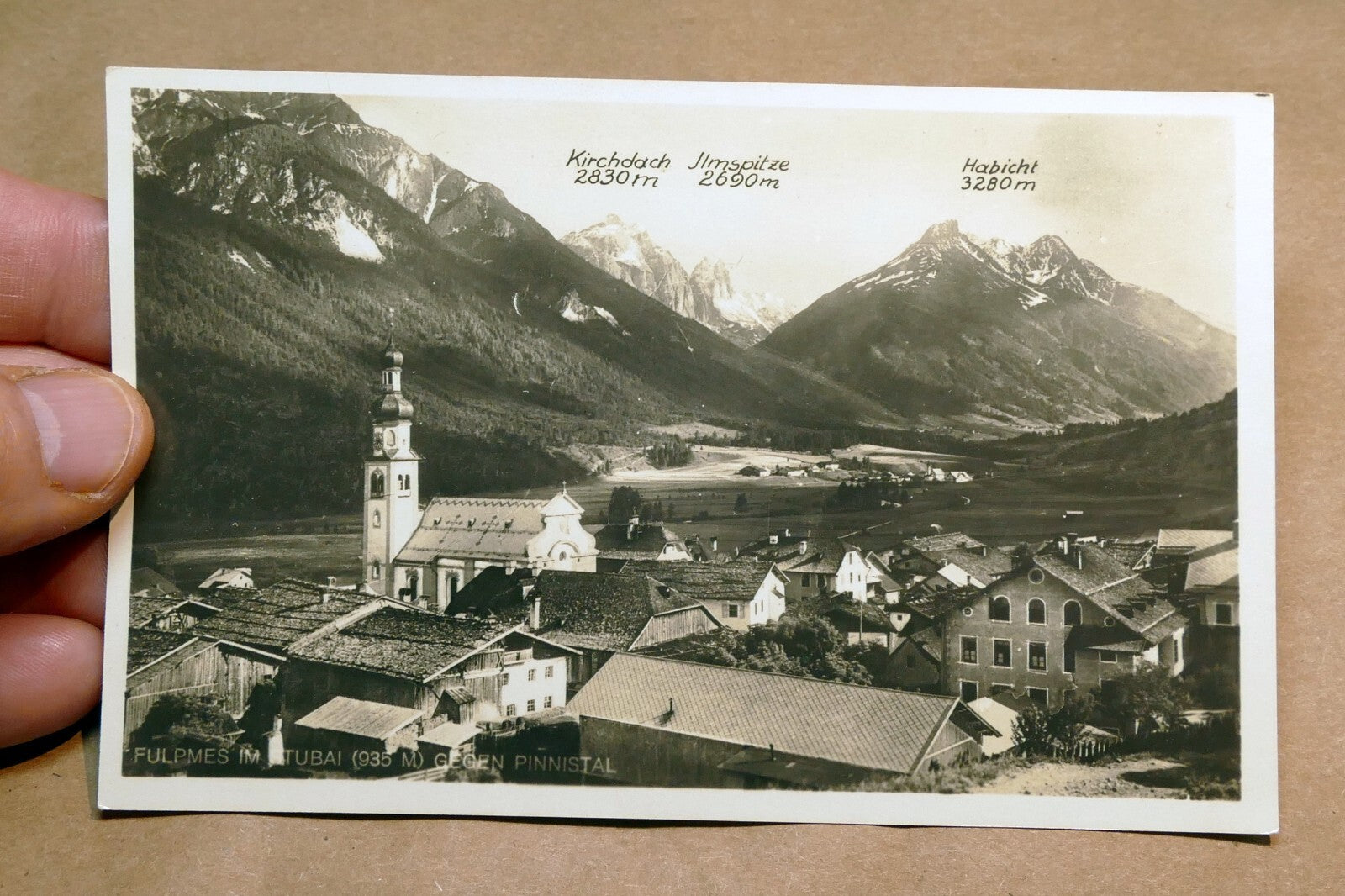 Vienna Stubaital Fulpmes Innsbruck  1930's postcard Austria - unposted