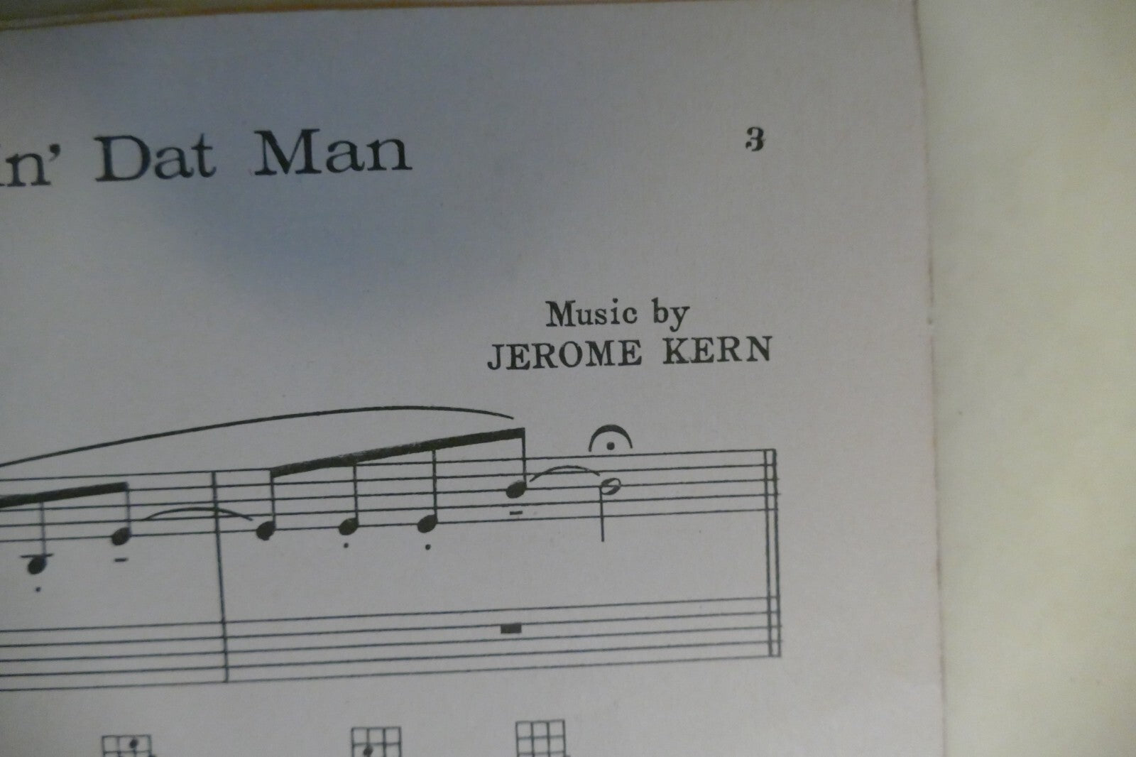 Can't Help Lovin' Dat Man 1927 by Jerome Kern from "Show Boat" musical