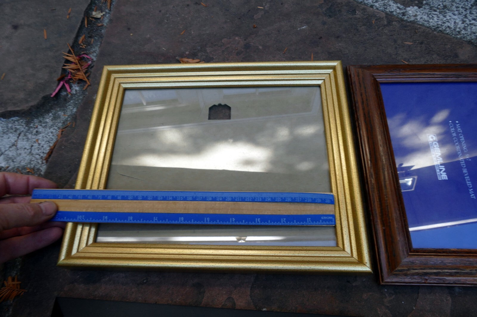 Pack of 4 Glass Wood Picture Portrait Frame  5X7" 8X10" Art Photo