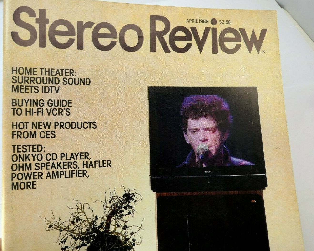 Stereo review magazine april 1989 home theater surround sound hi fi