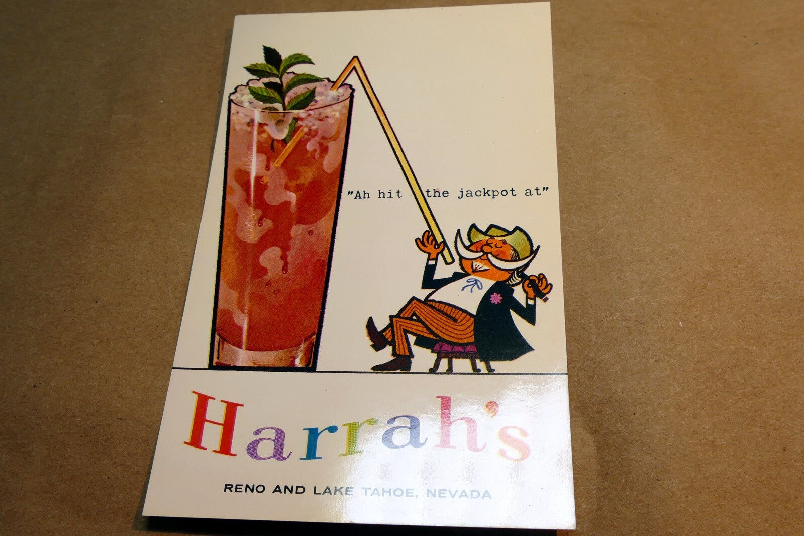 I Hit The Jackpot At Harrah's Reno Lake Tahoe 1960's CASINO Reno Nevada