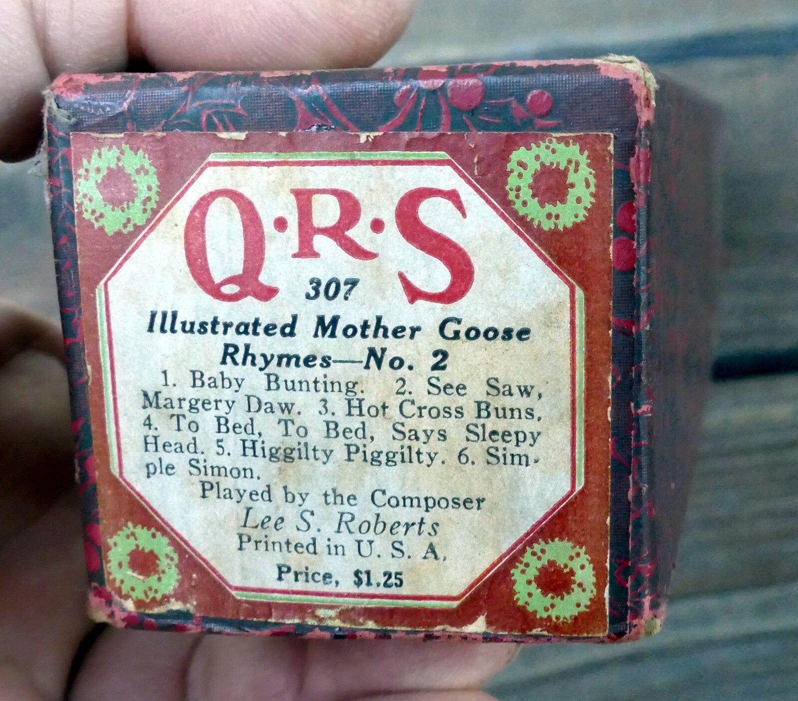 Qrs 307 illustrated mother goose rhymes   no. 2 by lee roberts