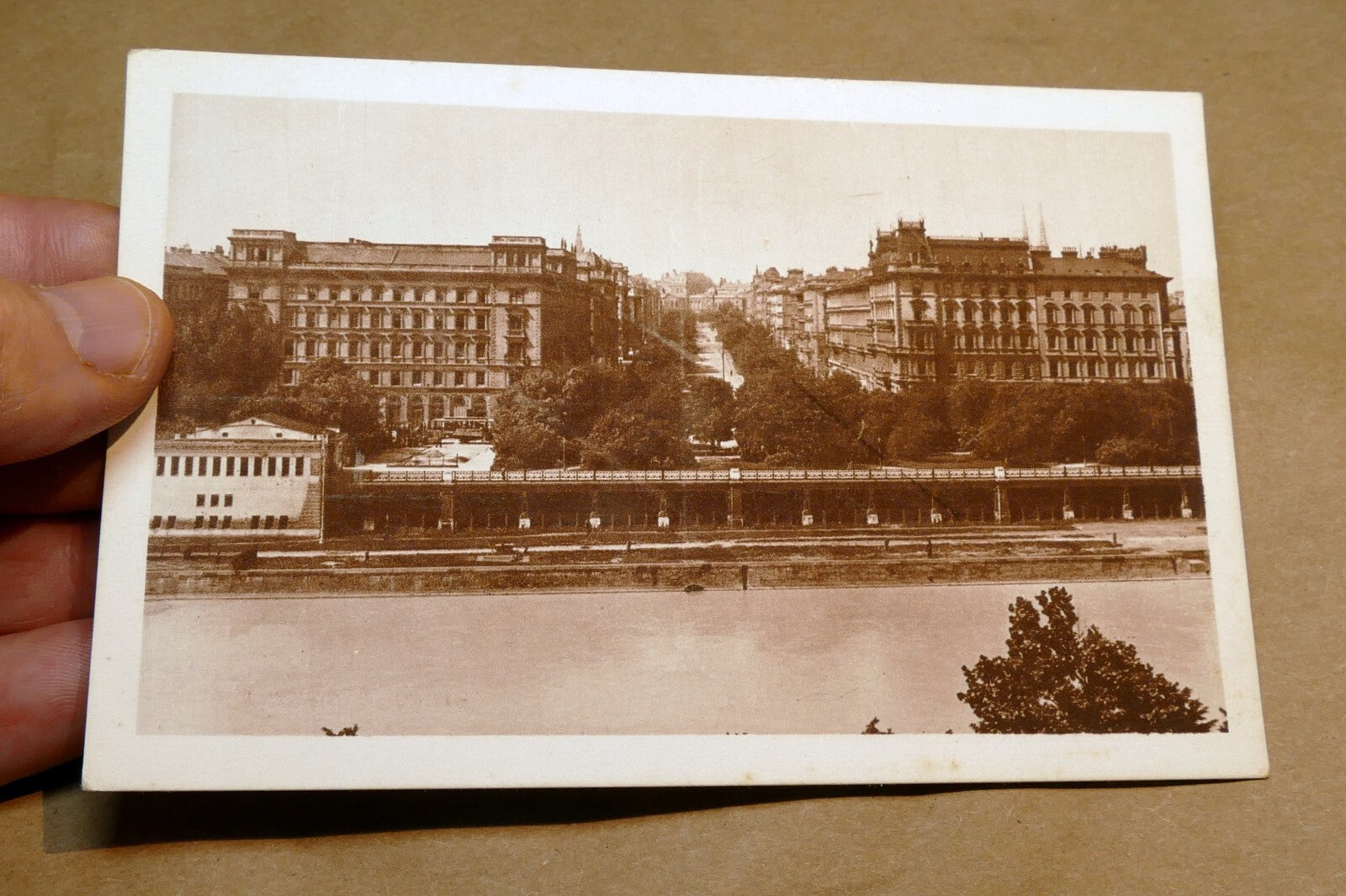 Vienna Wien Schottenring postcard Austria 1928  - unposted