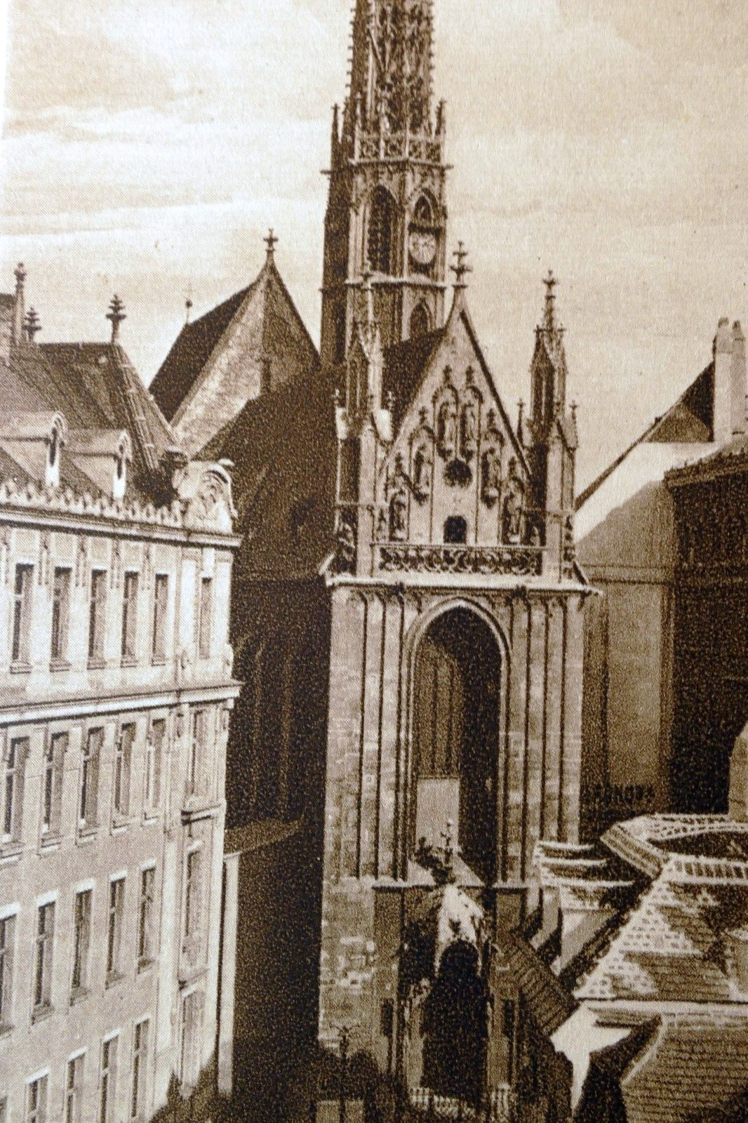 Vienna maria am gestade church 1930's postcard austria   unposted