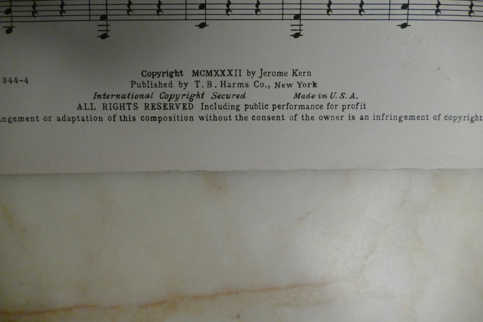 One More Dance 1932 by Jerome Kern from "Music In The Air" musical