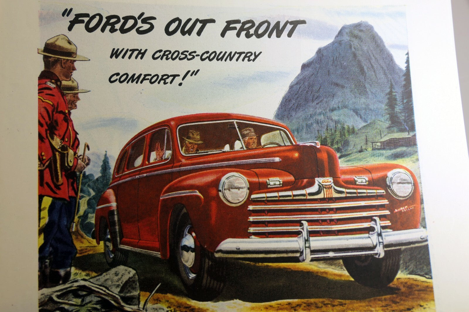 Ford cross country comfort! magazine clippings advertisement ad