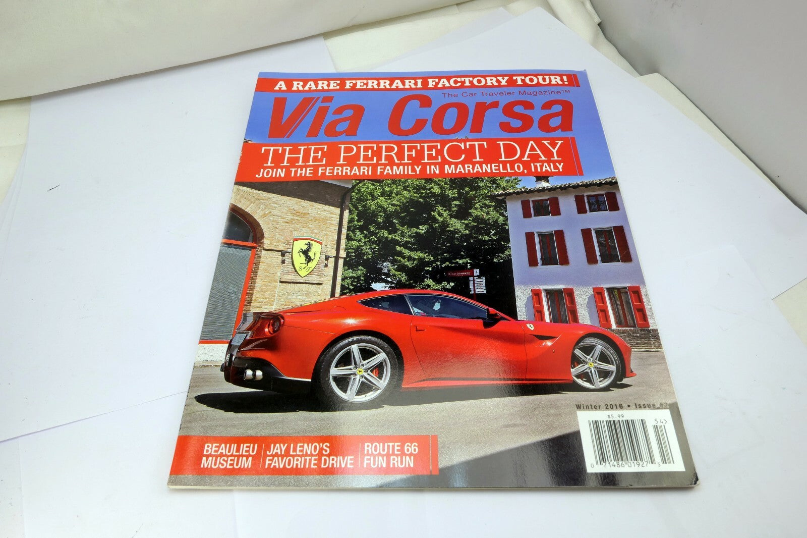 Via Corsa Car Traveler Magazine winter 2016 Issue #2 Route 66 Ferrari tour