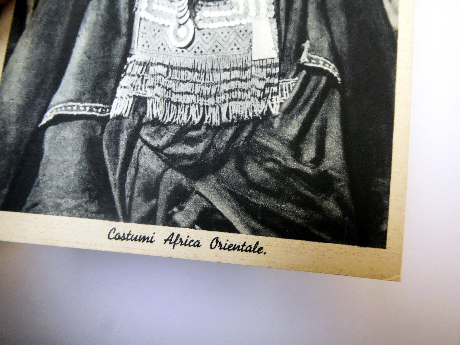 Post Card Cartolina Postale Costumi Africa Orientale unused Unposted 1900's