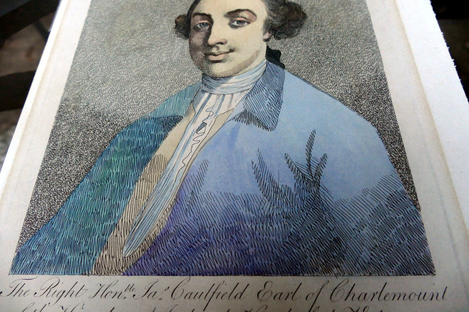 Antique Print - JAMES CAULFIELD-EARL OF CHARLEMONT-HAYNES-HOGARTH - 1782