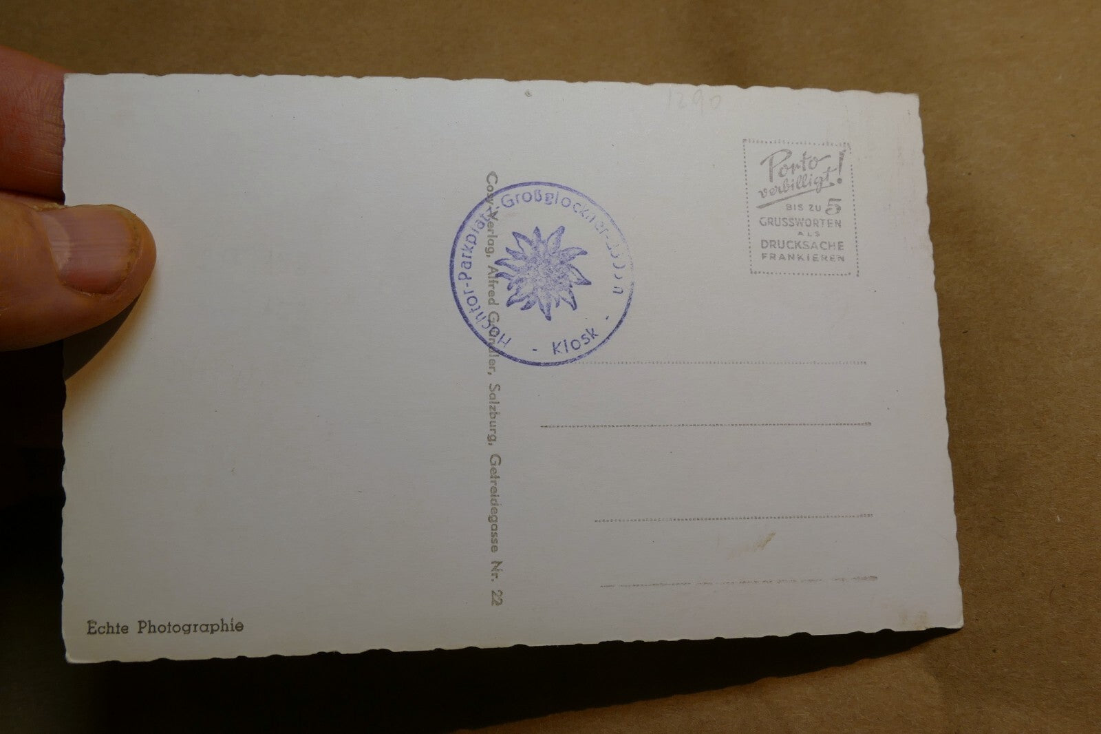 Grossglockner Stausee Alpine Road postcard Austria - unposted