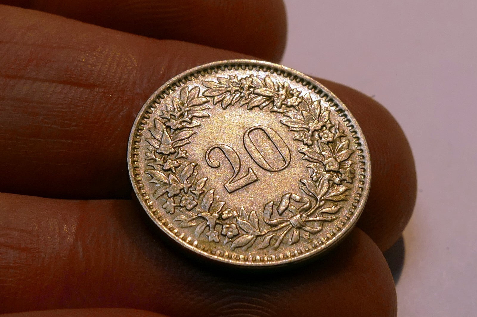 Coin Switzerland 1959 20 Rappen Confederatio Helvetica